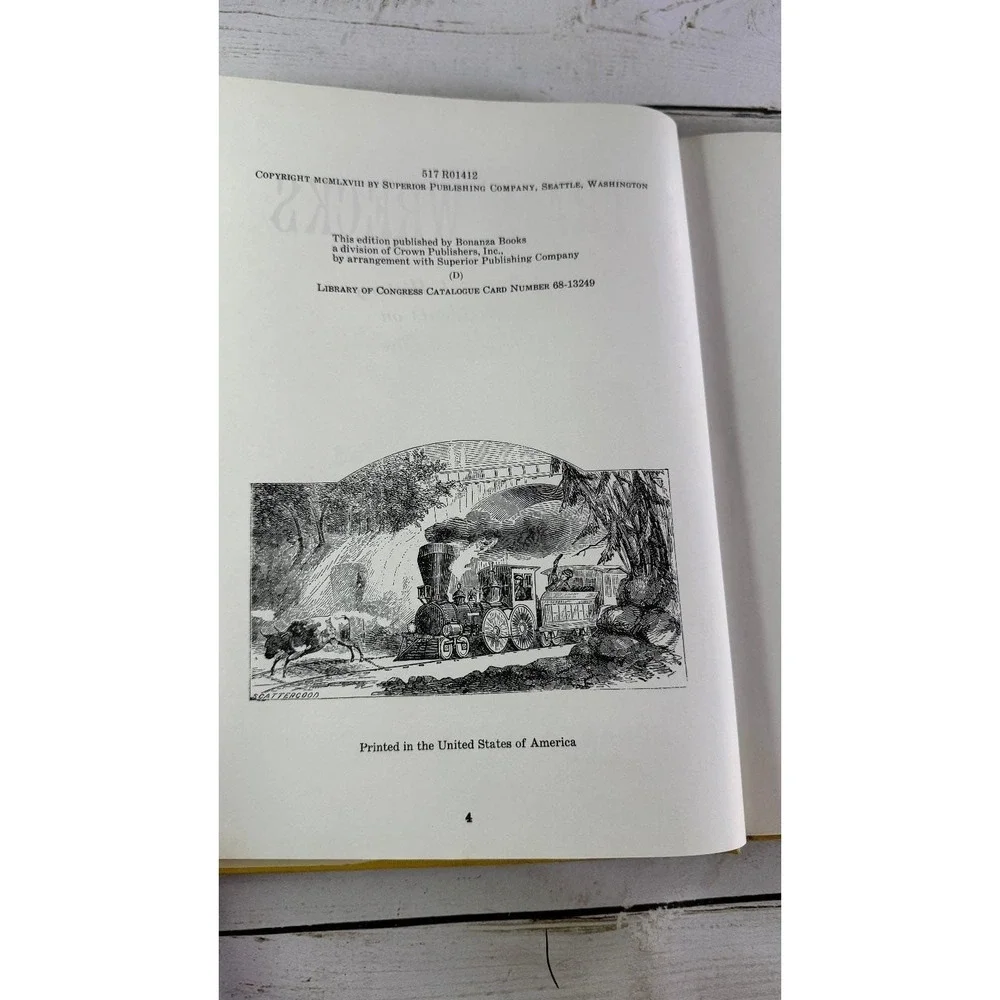 TRAIN WRECKS Robert C. Reed 1968 Pictorial History Railroad Accidents Bonanza